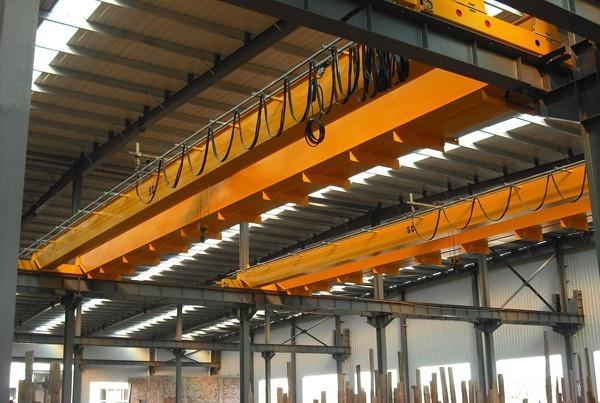 FEM Standard Double Girder Overhead Traveling Crane 10 Ton 6m-30m Lifting