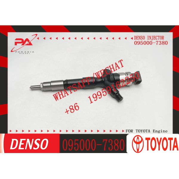 095000-7380 Common Rail Diesel Fuel Injector 23670-30240 Diesel Fuel Injector 0950007380 for Toyota Hiace 2.5 D 2KD-FTV