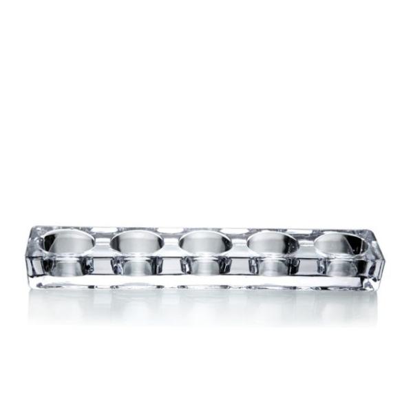 Latest new design Transparent Candle Holder with 5 Tealight Set for party wedding decoration