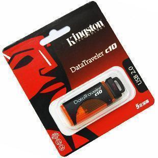 O flash marcado de USB conduz para kingston DTC 10
