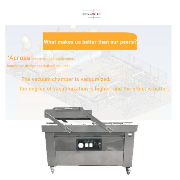 240Pa or Less Vacuum Food Vacuum Sealer with All Stainless Steel Double Vacuum Chamber