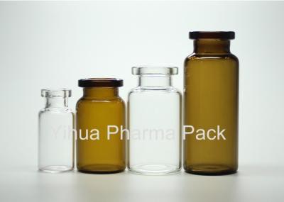Tubos de ensaio medicinais padrão 2ml 5ml 10ml do tubo de vidro da parte superior do friso da injeção do PBF