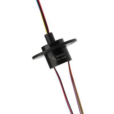 Anel elétrico de deslizamento 8 circuitos 2A 300 rpm para dispositivos de ensaio