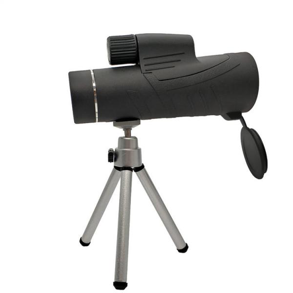 Black High Range Outdoor Telescope 12x50 For Hunting