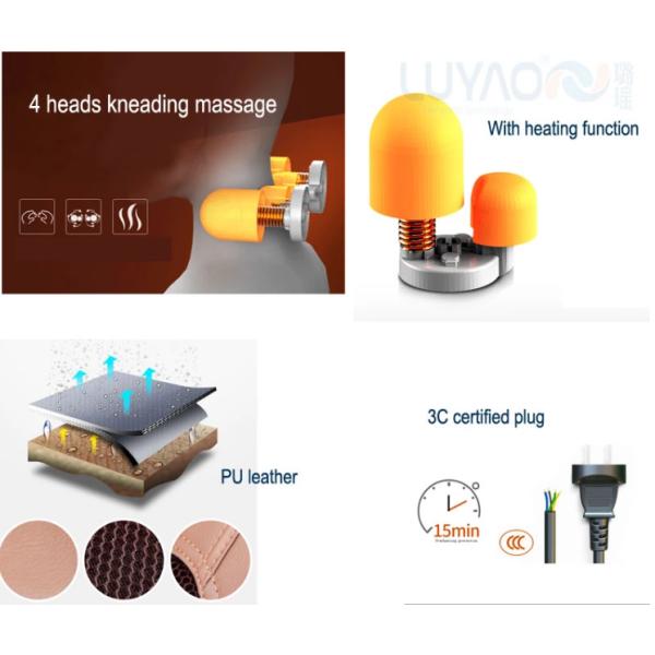 4 Heads Massage Seat Cushion Heating Positive Reverse Massage Cushion