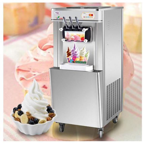 Máquina inoxidável de Gelato de 3 favores do fabricante vertical de Helado para o negócio