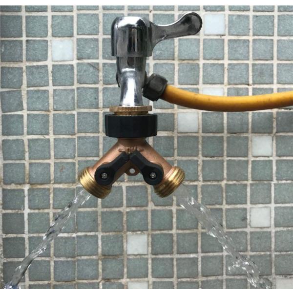 Раздатчик полива сада клапана женщины 3/4in NPT латунный y