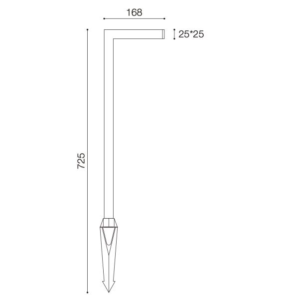 7W Outdoor LED Spike Lights IP54 Outdoor Lawn Lights 12V Garden Spike Lights