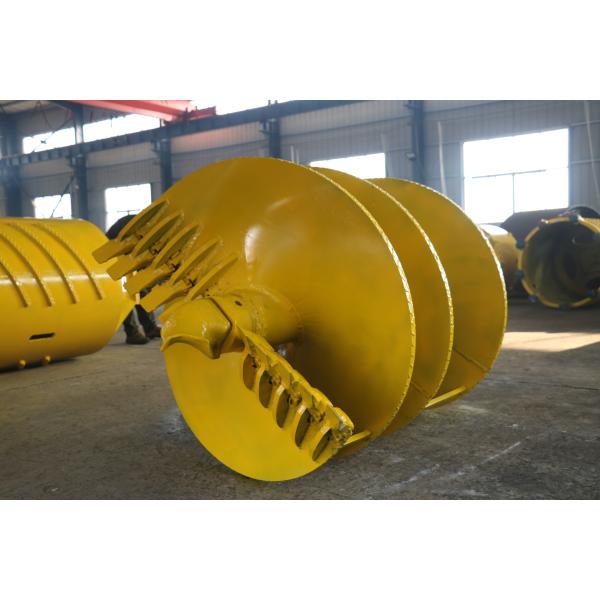 Dia 1500mm Double Cut Flat Teeth Drill Auger For Dirt