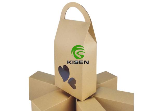 Lightweight Kraft Bags With Window High End Kraft Merchandise Bags Custom Size