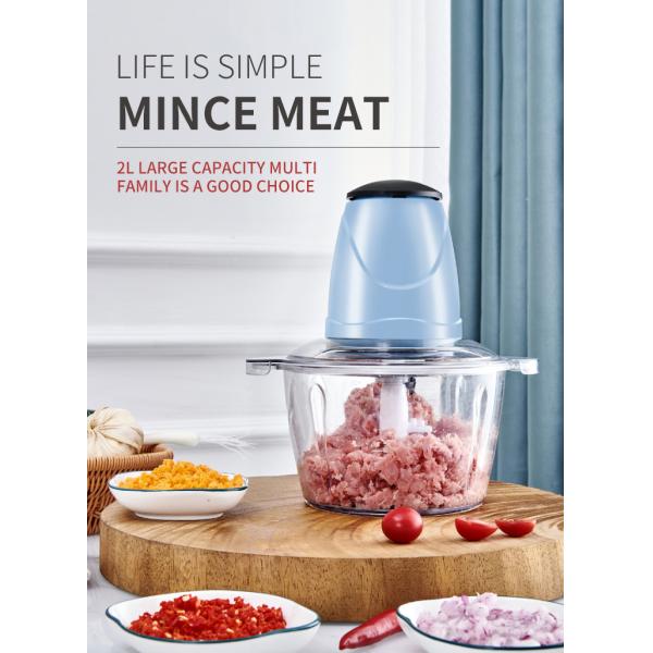 2L Choppers Meat Grinders Juicers 200-300W electric mincer meat machine plastic motor kitchen single speed