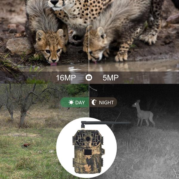 дистанционное управление IP66 камеры 4G Lte следа промежутка времени 1080P 0.35mA 0.15S