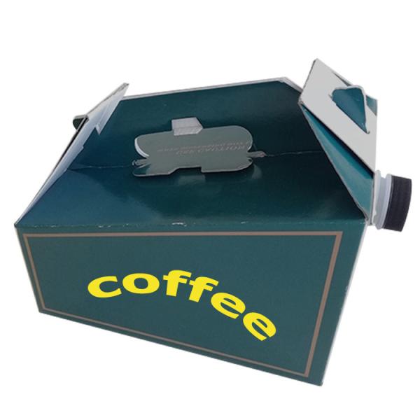 custom wholesale 2L/3L/5L disposable Coffee bag in box with valve coffee box dispenser
