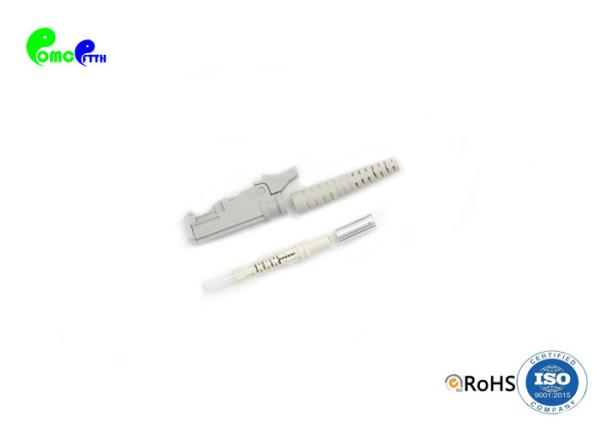 E2000 Simplex 2.0mm MM PC Beige Fiber Optic Connectors Reusable Passive Component