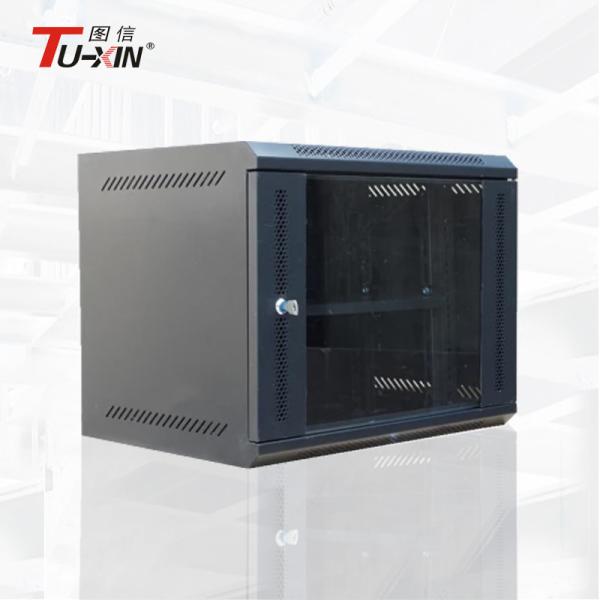 Powder Coating Wall Mount Data Rack Network Cabinet  Stable Structure Anti - Vibration
