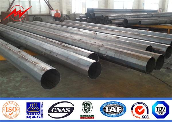 Electric Telescopic Lighting Poles Galvanized Steel Pole In Philippines
