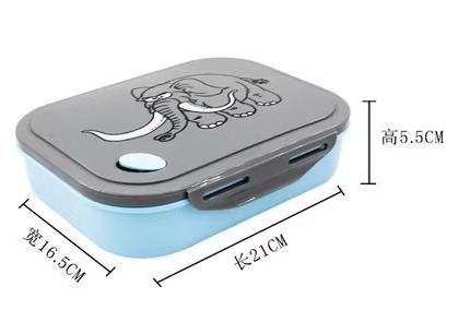 1000ml 400ml Reusable Portable Plastic Compartment Microwaveable Bento Lunch Box for Kids School Lunch Boxes