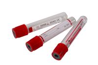Red Glass PET Plastic 1ml-10ml Serum Clot Activator Tubes For Biochemistry