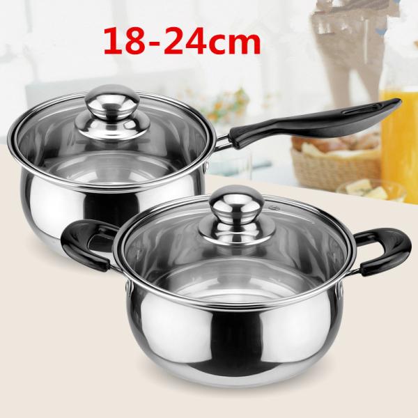 High Quality Stainless Steel Sauce Pan Milk Pot Soup & Stock Pots Set With Steamers