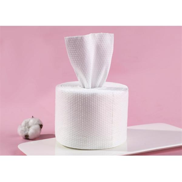 FDA 40gsm 20x20cm Facial Cotton Tissue Roll