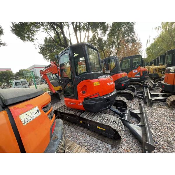 Repaint Color Used Kubota KX163-5 Mini Crawler Excavator In Excellent Condition/Kubota excavator With EPA Engine And Swing Arm