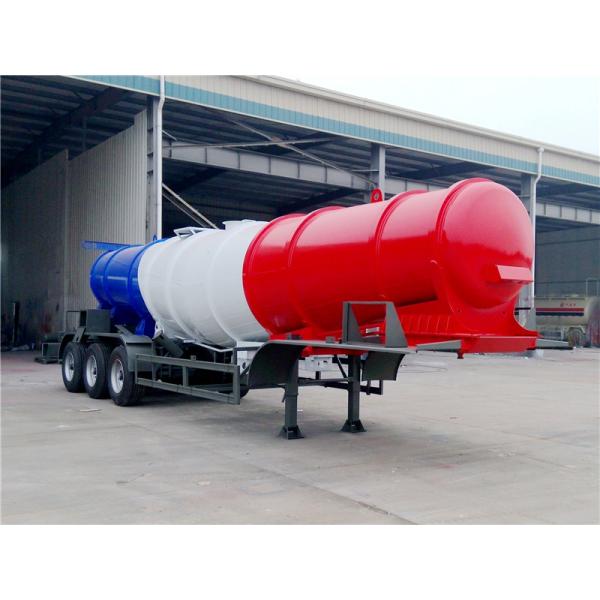3 Axle V Shape Heavy Duty Semi Trailers  19M3 20M3 21M3 For Sulfuric Acid