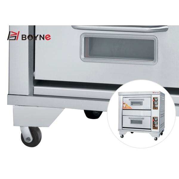 Поднос палубы 2 печи 220v 2 палубы нержавеющей стали для ресторана