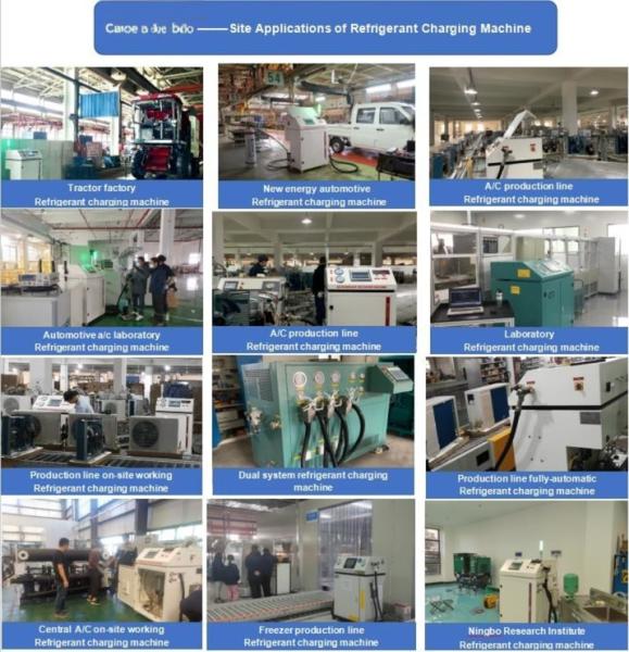 Fast Refrigerant Recovery Machine With Compressor No More Than 60 Kg/H Vapor Recovery Rate