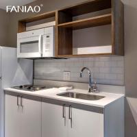 Design gratuito de casa inteira Personalização Hotel Apartamento Mobiliário de cozinha modular Moderno Armazéns de cozinha