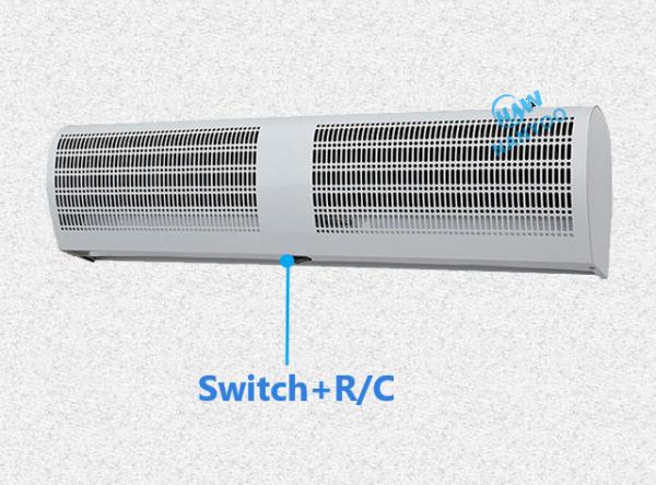 Metal Casing 120mm Cross Flow Air Curtain For Entrance Door Warehouse