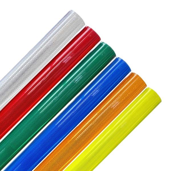 4x150FT Micro White Yellow High Visibility Micro Diamond Grade Reflective Sheeting Film Vinyl for Traffic Signs ODM