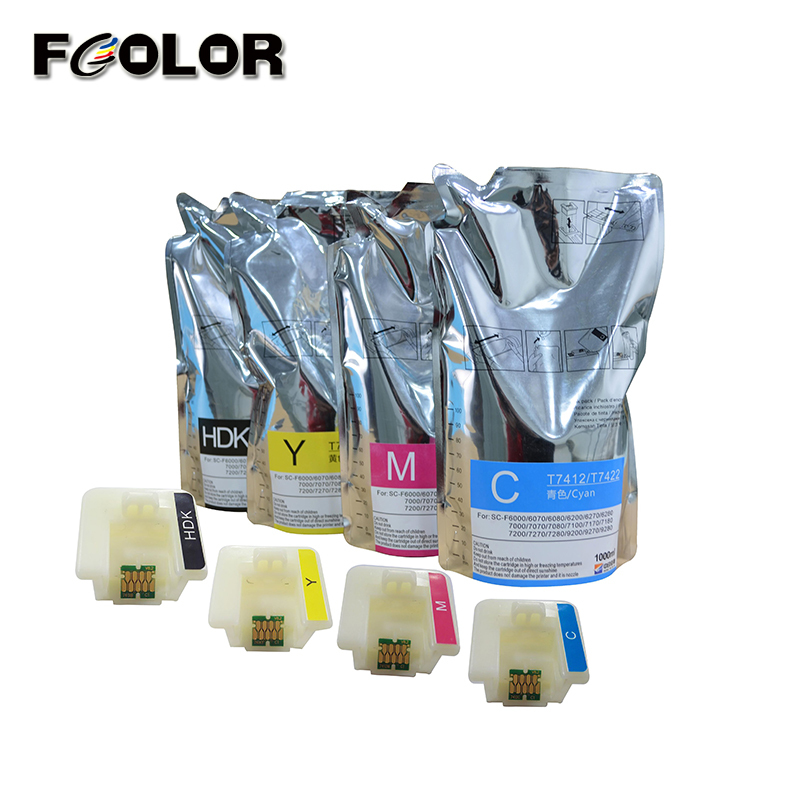 1000ML T7411-T7414 Sublimation Ink Bag for Epson F6070 F6200 F7200