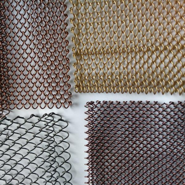 Architectural Aluminum Mesh Coil Drapery for Partition Curtain Divider