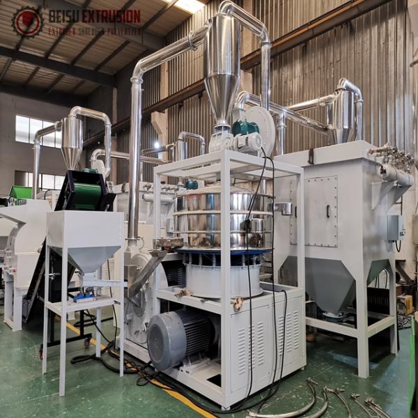 SMF-1000 Waste Plastic Grinding Milling Machine For SPC / PVC / WPC Flooring Board