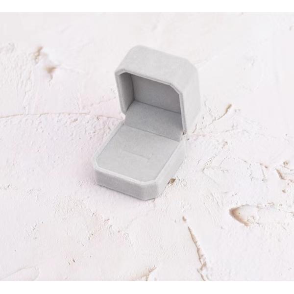 Серый белый дисплей коробки подарка картона бархата упаковывая для ожерелья кольца ювелирных изделий