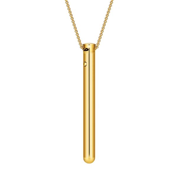 2025 Rechargeable Female Massage Stick Vibration Necklace