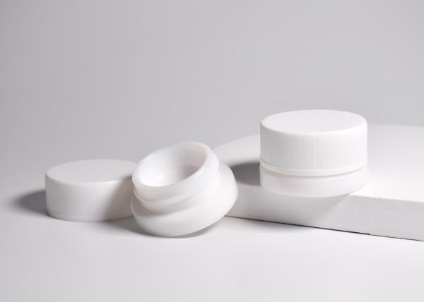 5g&7g Min Whte Glass Concentrate Jar, Child Resistant CR White Glass Jars, Glass Jars For Lip And Perfume Balm