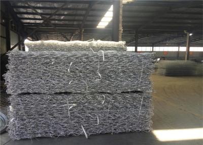 Quentes de aço galvanizados das cestas de Galfan Gabion mergulhados aplicam-se à proteção litoral