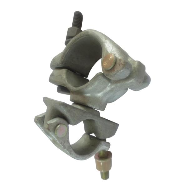 High load capacity scaffolding swivel clamps , forged swivel coupler