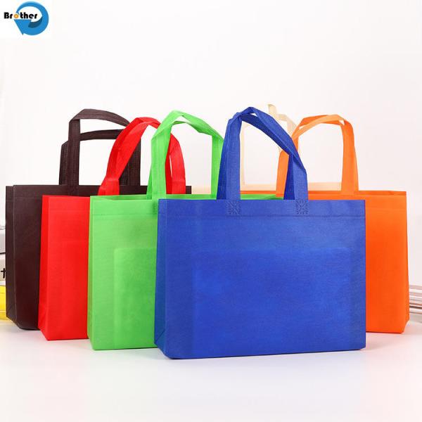 Promotional PP Non-Woven Printed Tote Shopping Bag Wholesale/Printable Reusable Non Woven Shopping Bags with Logo