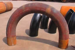 High Pressure Carbon Steel Pipe 180 Degree Bending API Seamless Pipe Painted