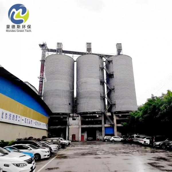 Spiral Steel Agricultural Fertilizer Storage Silo 2mm-6mm Thickness Customized Capacity