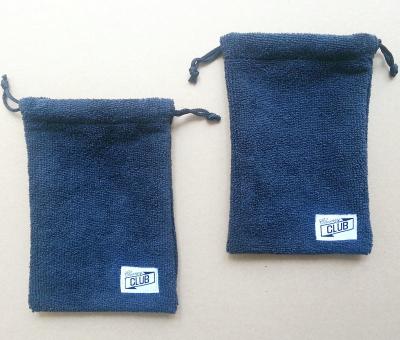saco de cordão de 280gsm Microfiber, malote do monóculo de MSDS SVHC Microfiber