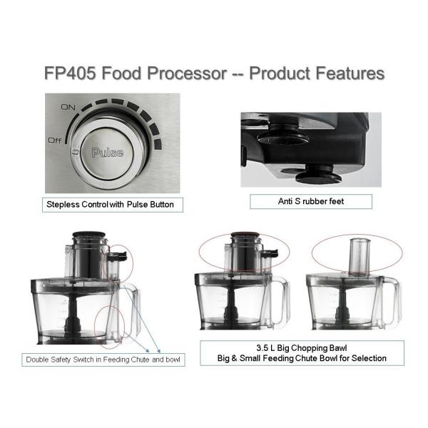 Food Preparation Robot Stainless Steel Food Processor