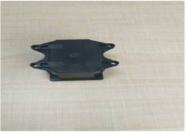 Black Injection Molded Plastic Parts Texturing Polished Surface Treatment