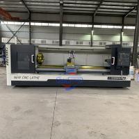 Fanuc tourner le tour en métal à lit plat outil d'usinage CNC tour machine