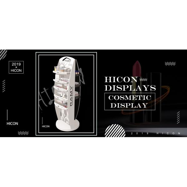 Custom Electric Toothbrush Display Rack Cosmetic Shop Display Stand