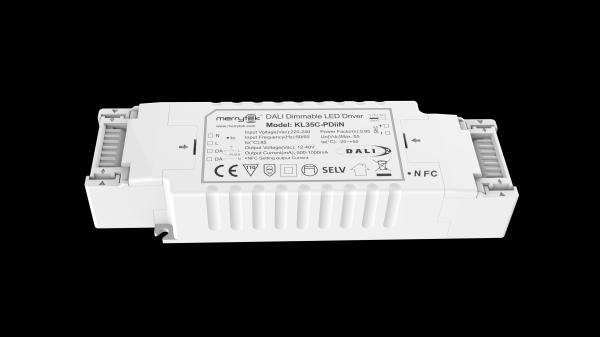 35W DALI2 & PUSH調光定電流ドライバ NFCプログラマブルLEDドライバ 500-1050mA