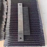 Industrial Aluminum Alloy Base Nylon Bristles Plate For Cleaning And Derusting