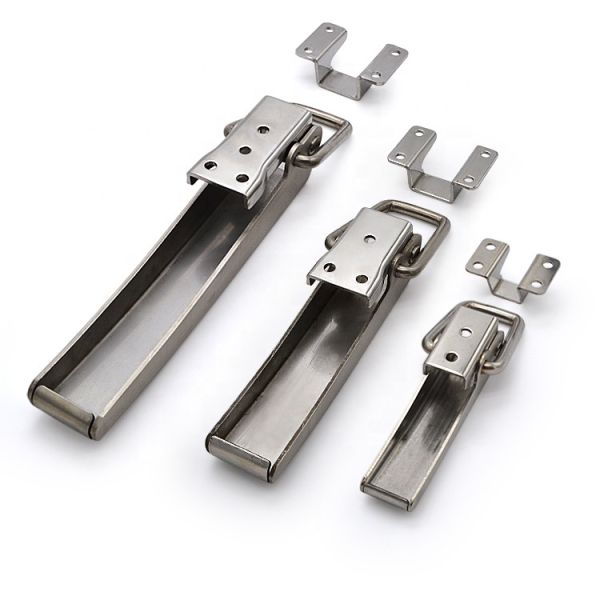 Stainless steel industrial hardware heavy duty lock container large version forced hasp lock